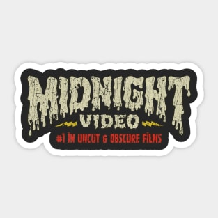 Midnight Video 1983 Sticker